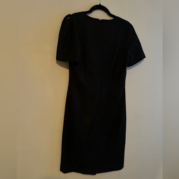 Reiss - Black Dress with Asymmetrical neck and shoulder - Picture 4 of 4